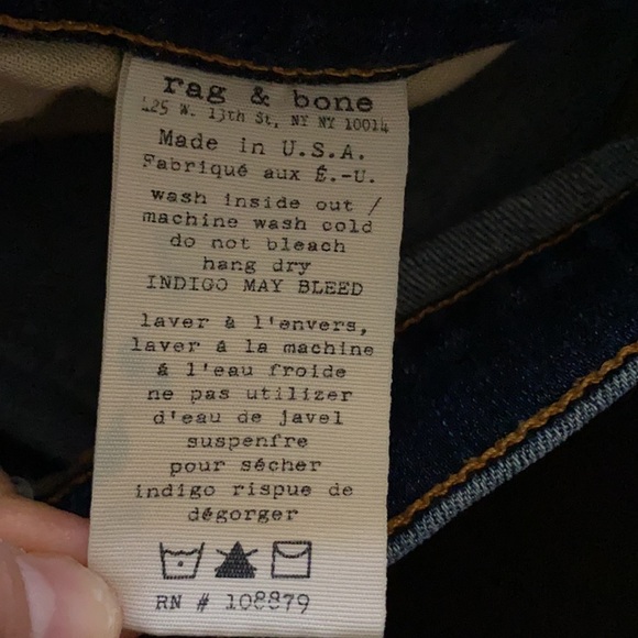 Rag & Bone Distressed skinny jeans - Picture 10 of 13